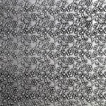 Panel LL FLORAL Black Silver matt